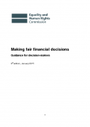 Making fair financial decisions: Guidance for decision-makers